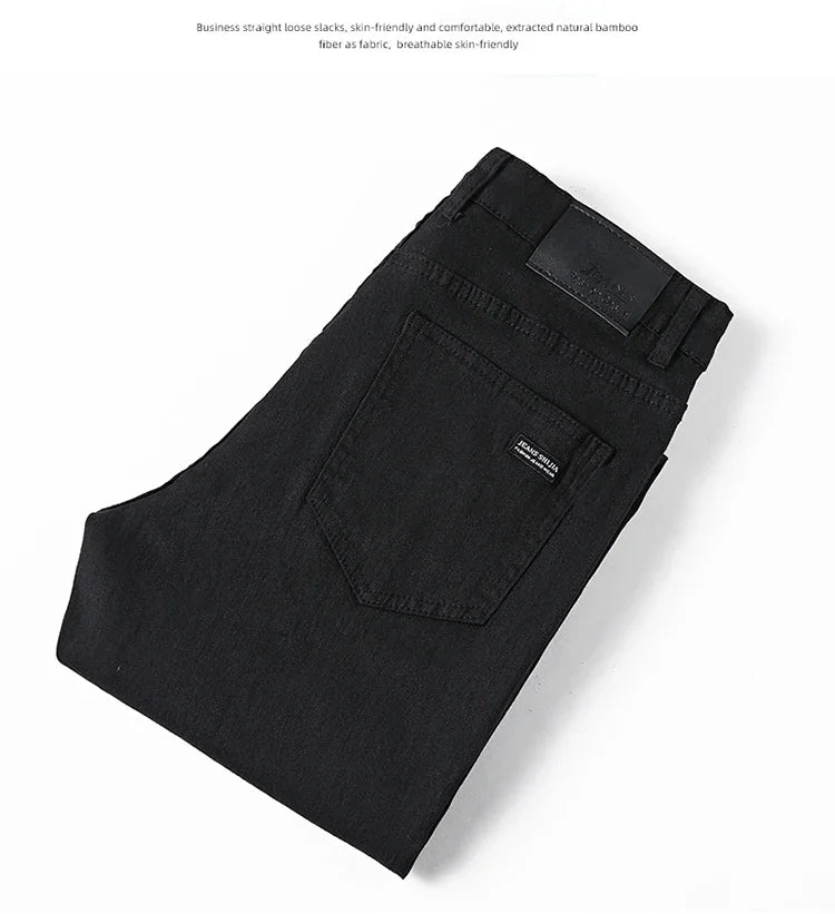 Men’s Slim Fit Cargo Denim Jeans