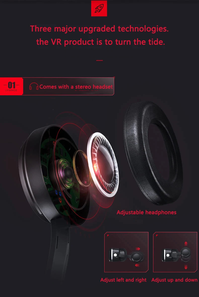3D VR Virtual Reality Headset for Smartphones