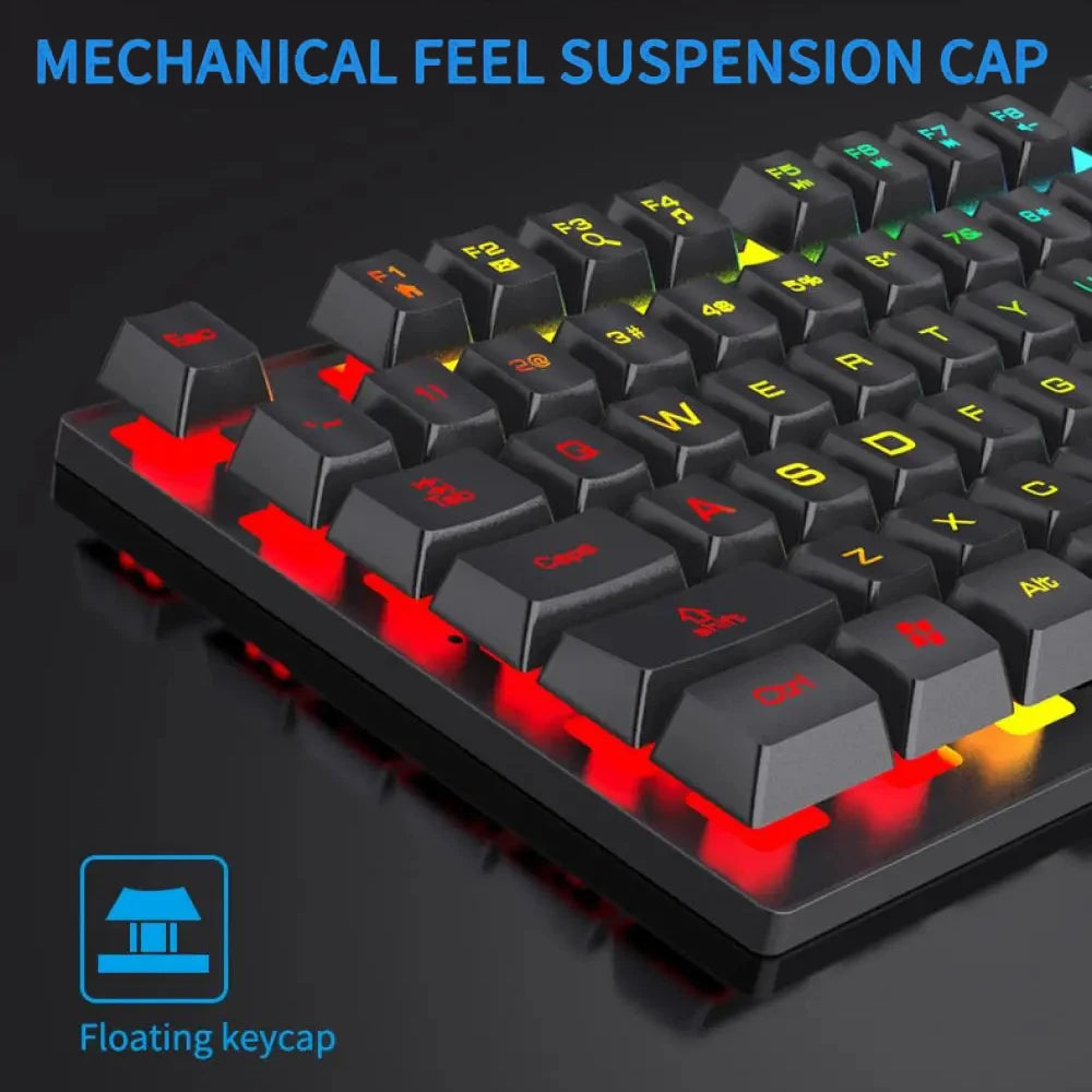 RGB Wired Gaming Keyboard – 104 Keys