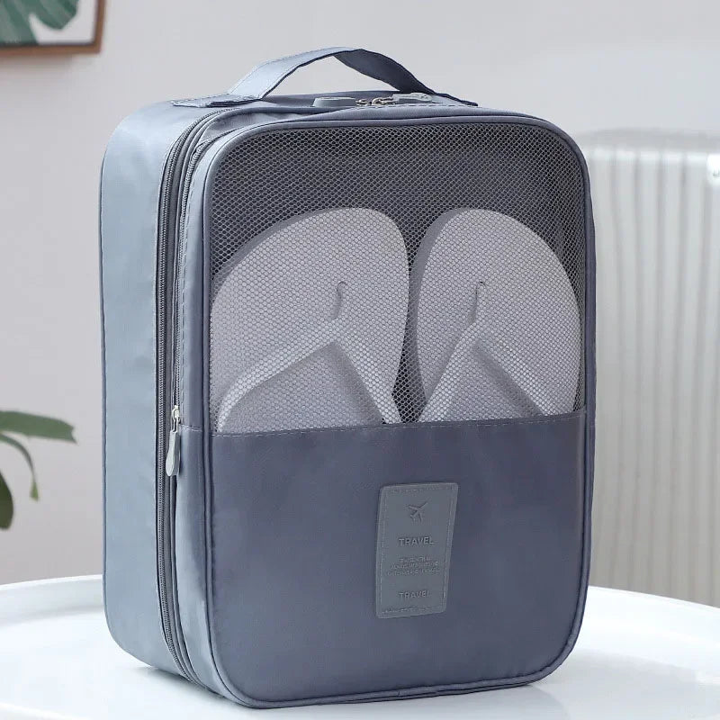 3-Layer Portable Travel Shoe Organizer Bag
