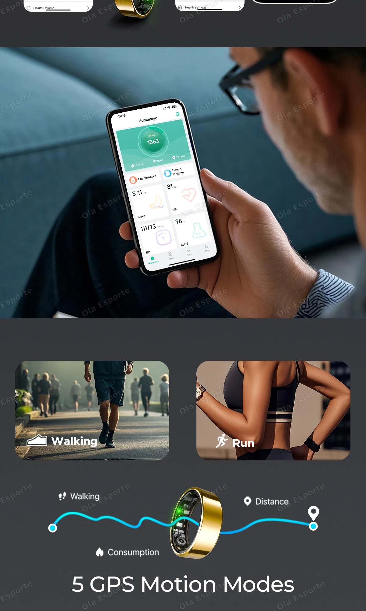 Smart Health Monitoring Ring