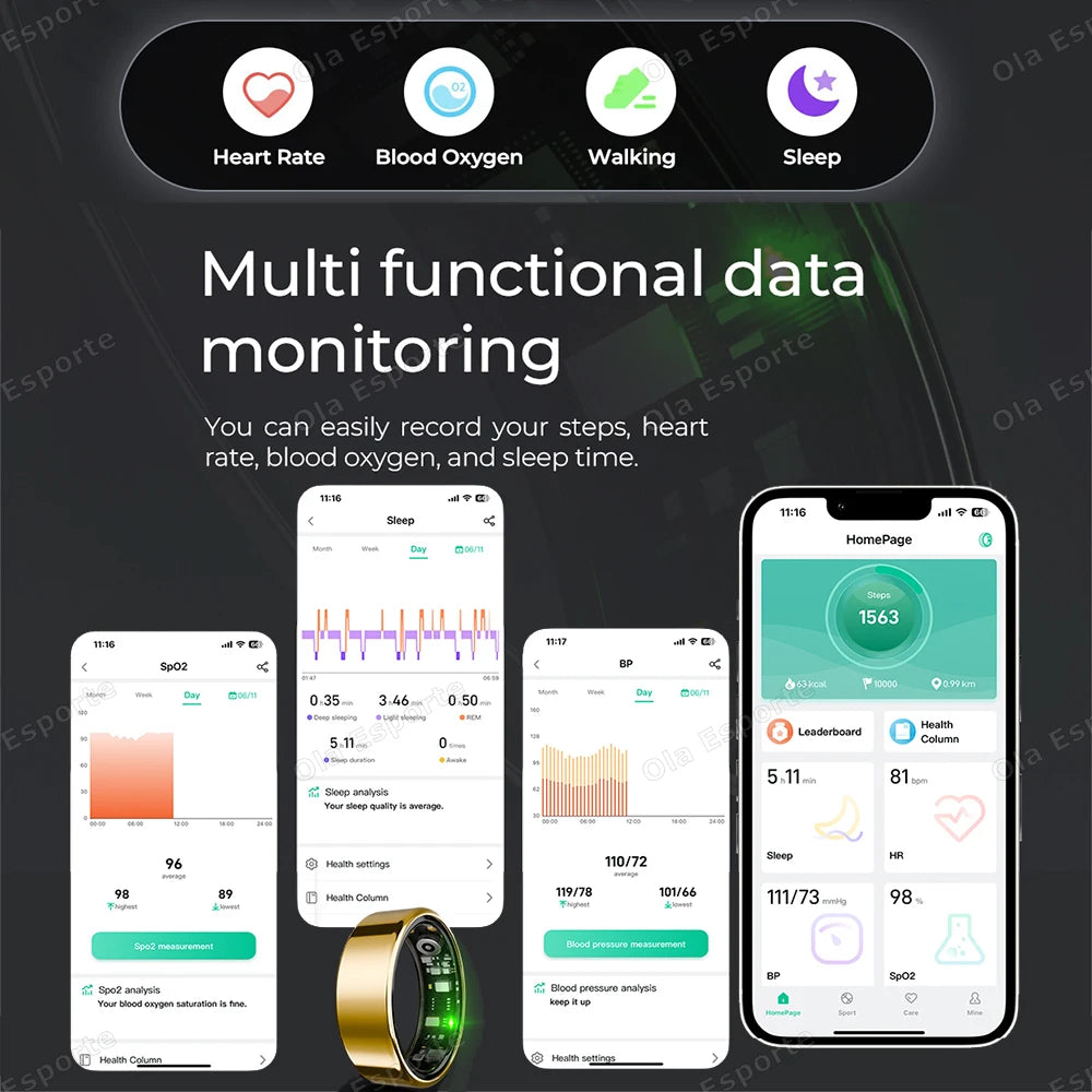 Smart Health Monitoring Ring