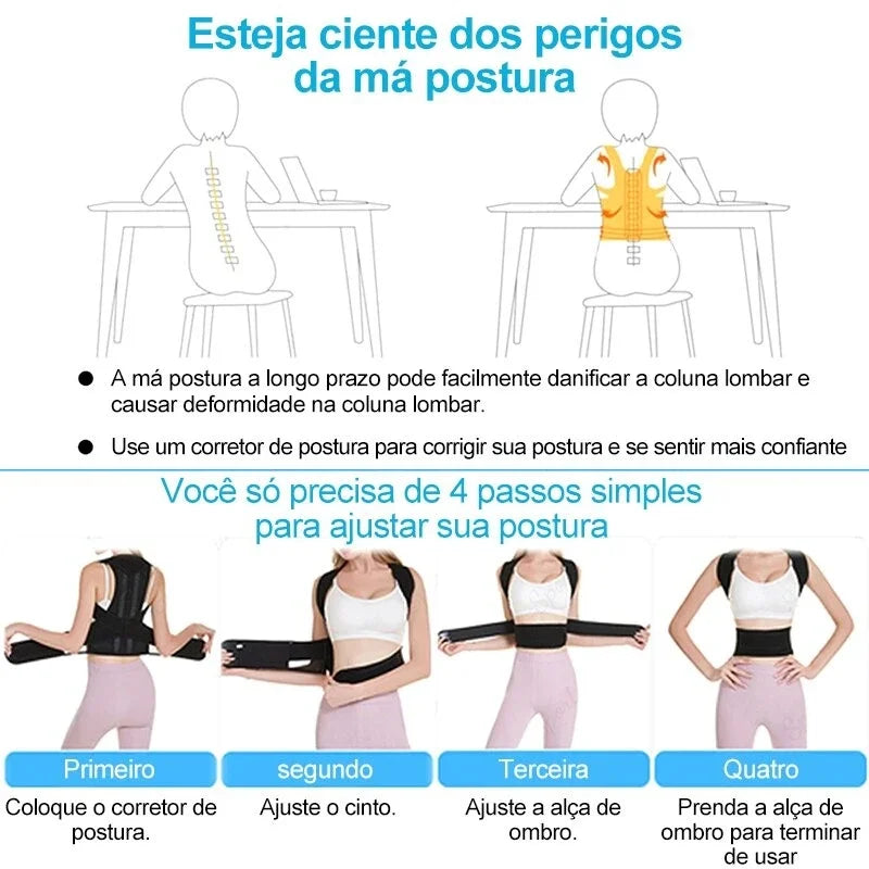 Adjustable Posture Corrector Back Brace