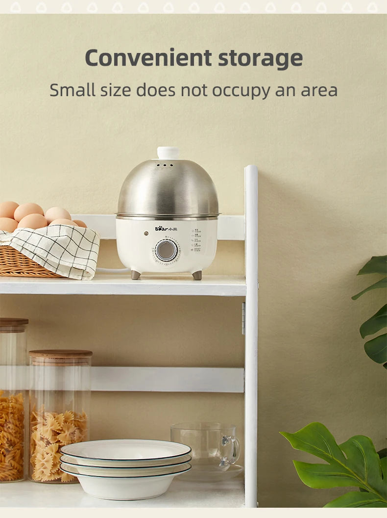 360W Automatic Egg Cooker & Steamer