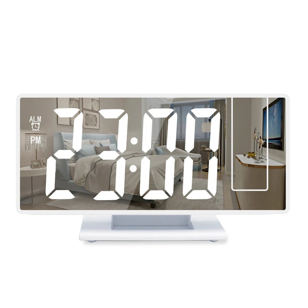 LED Projection Alarm Clock