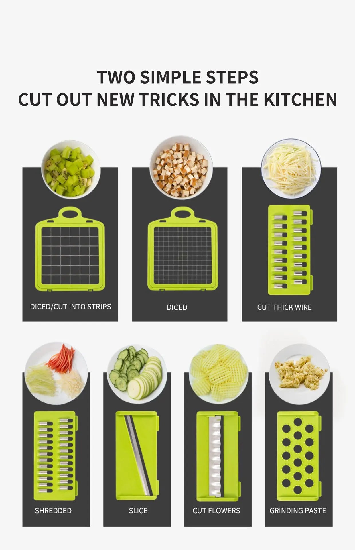 12-in-1 Multifunction Vegetable Slicer