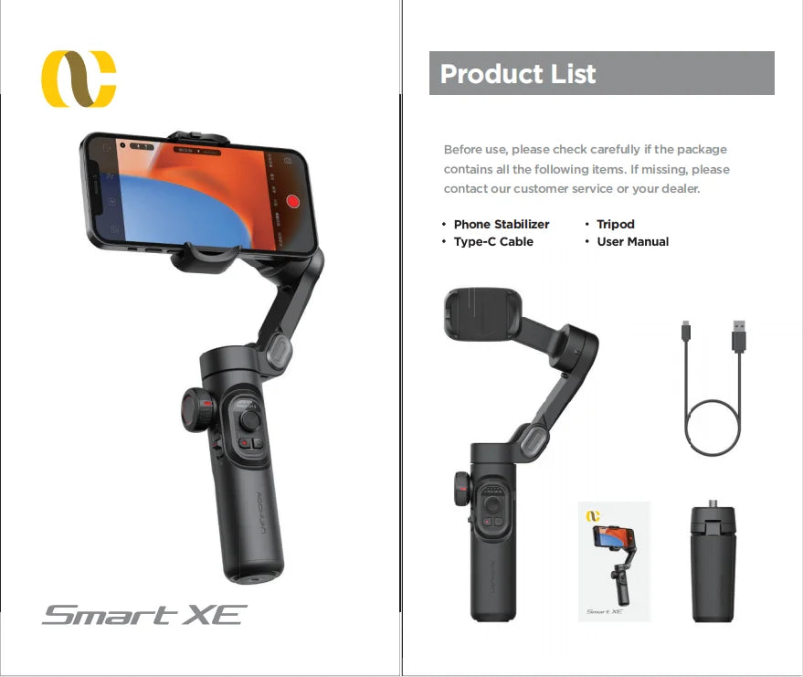 AOCHUAN SmartXE 3-Axis Smartphone Gimbal