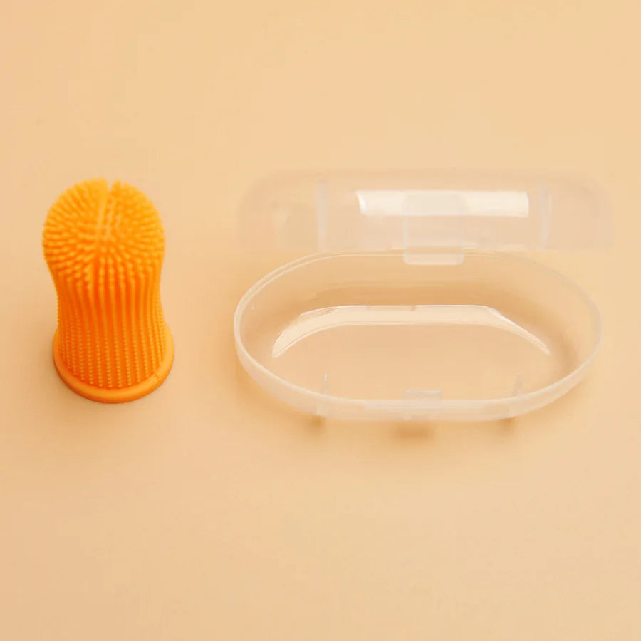 Pet Finger Toothbrush for Cats & Dogs