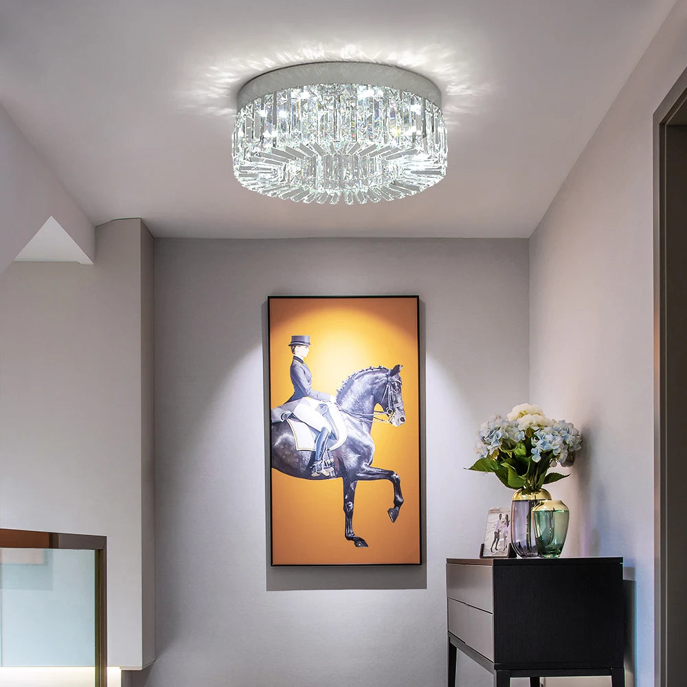 Luxury Gold Crystal LED Ceiling Chandelier
