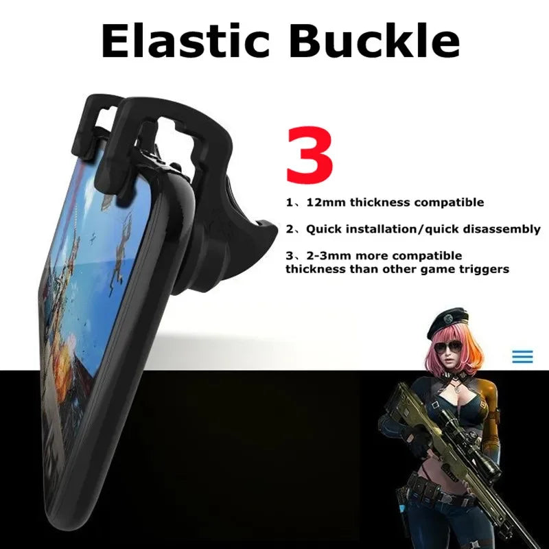 2PCS PUBG Mobile L1 R1 Game Triggers – Universal Phone Controller