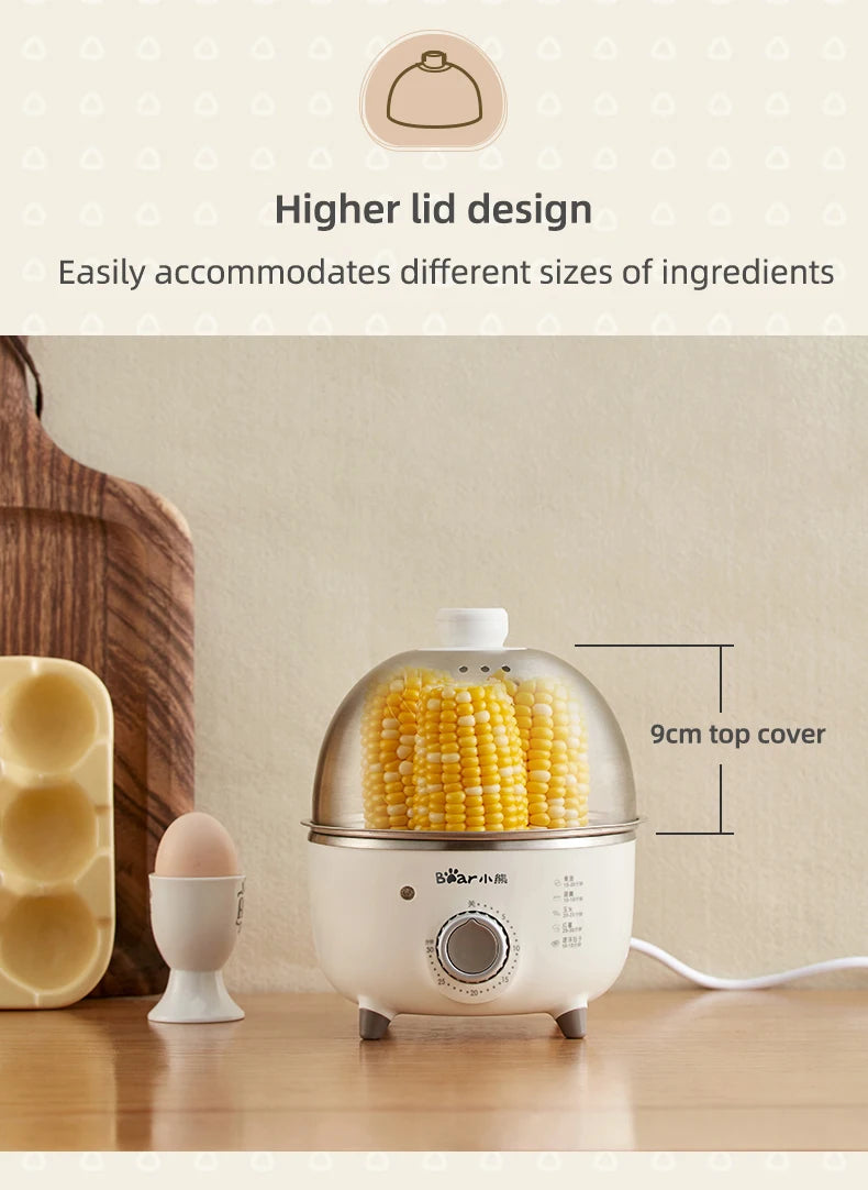 360W Automatic Egg Cooker & Steamer