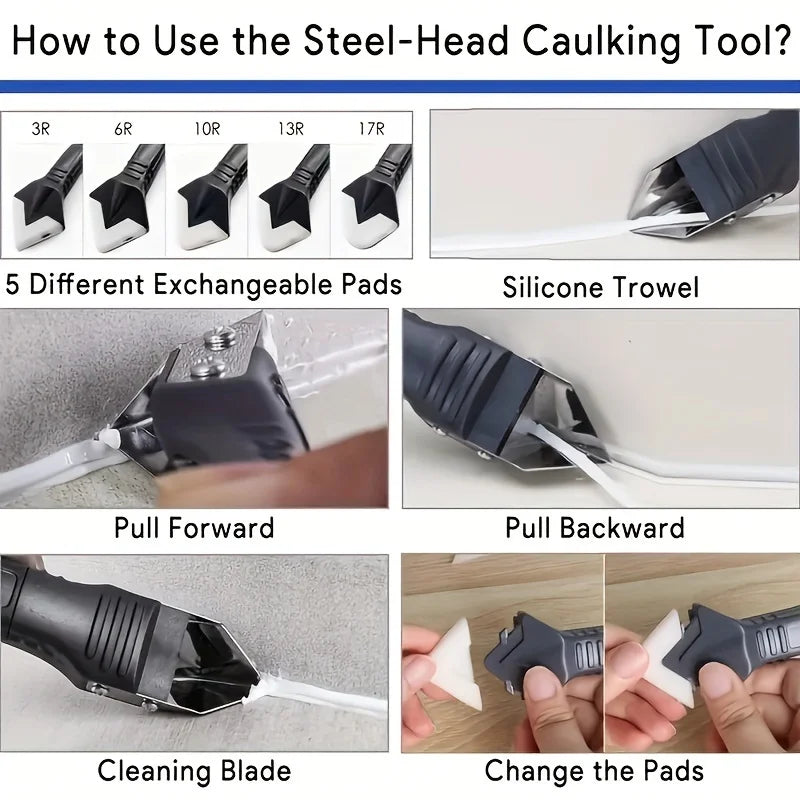 5-in-1 Multifunction Caulking Tool