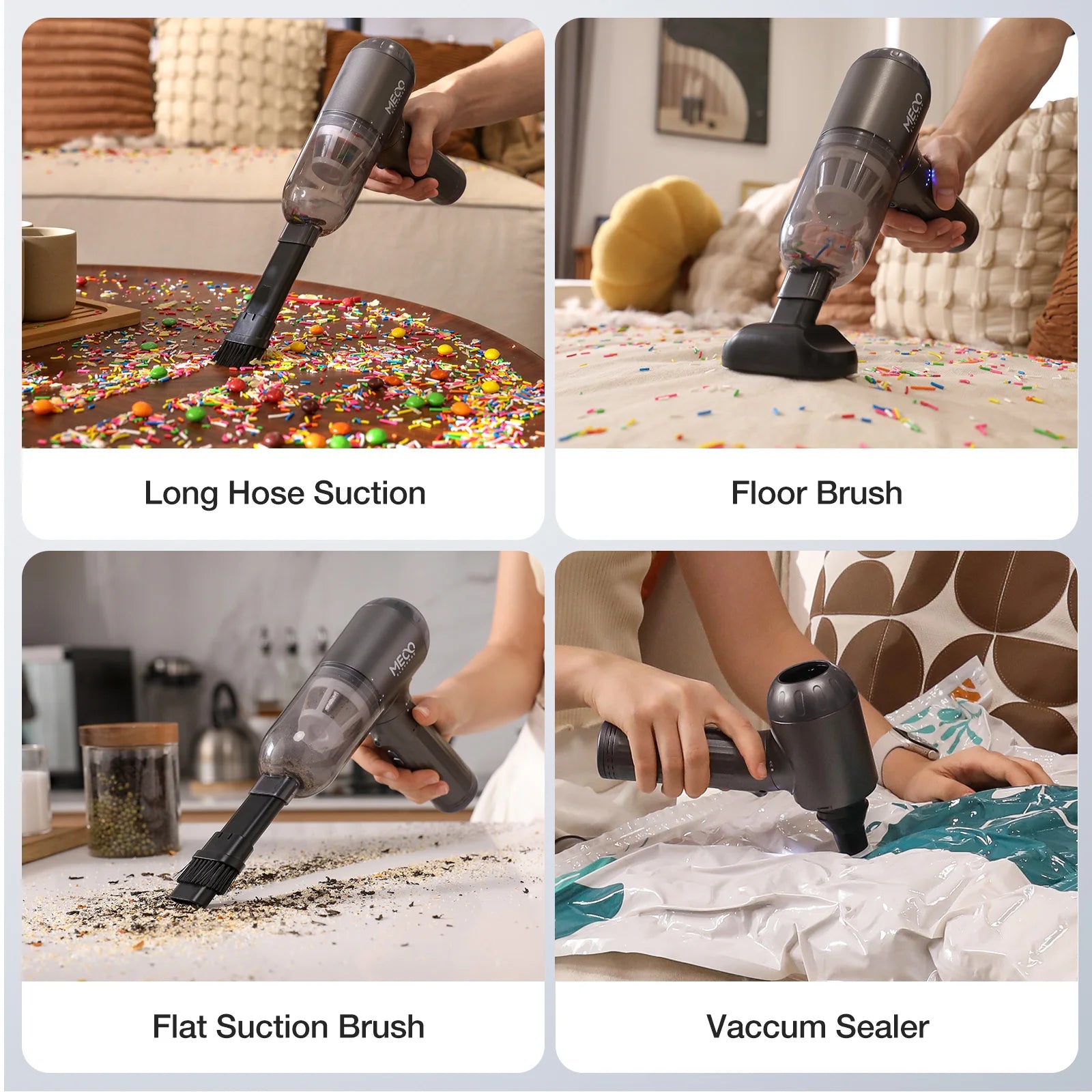 MECO ELEVERDE ME-VC2 4-in-1 Air Duster & Vacuum