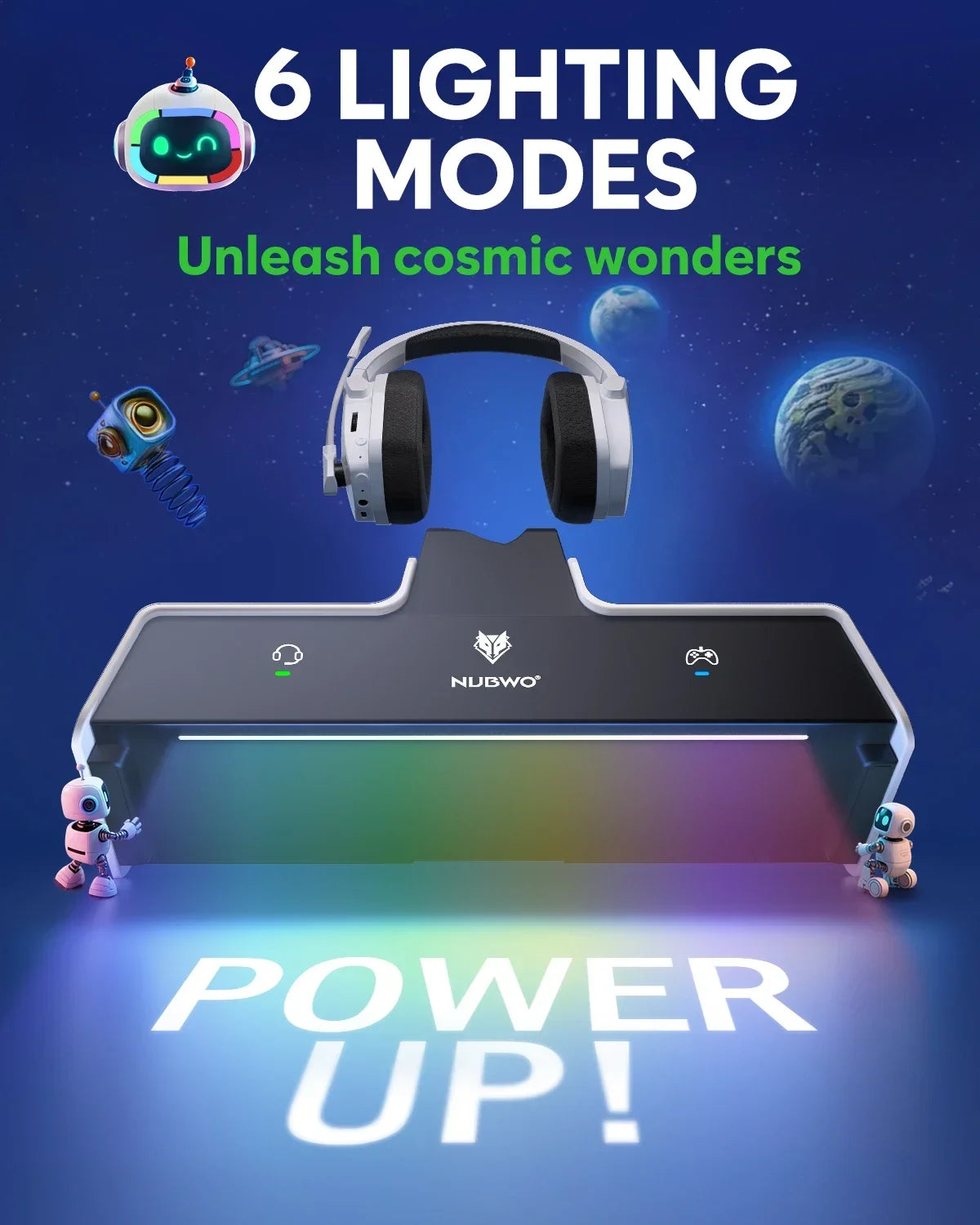 NUBWO G06 Wireless Gaming Headset