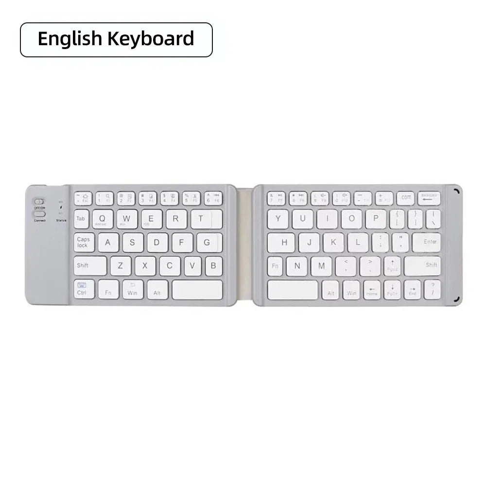 Foldable Bluetooth Keyboard with Touchpad