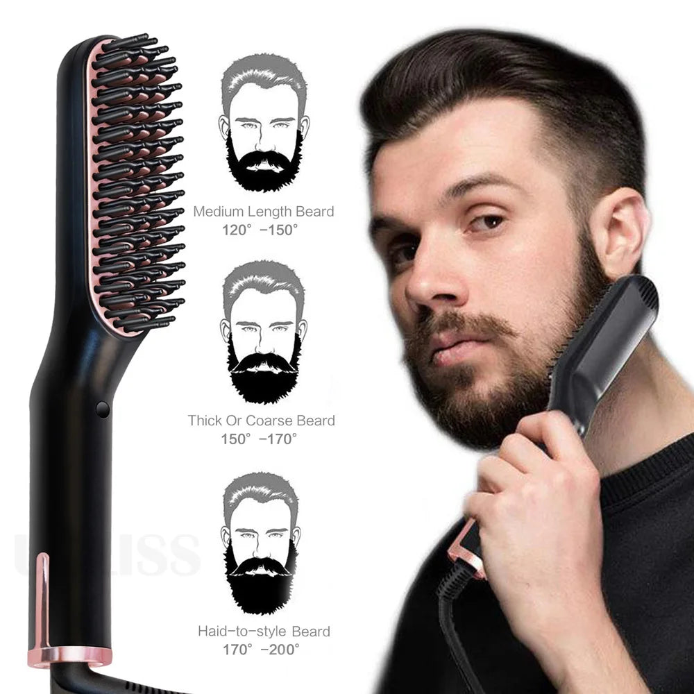 Men’s Electric Beard Straightening Brush