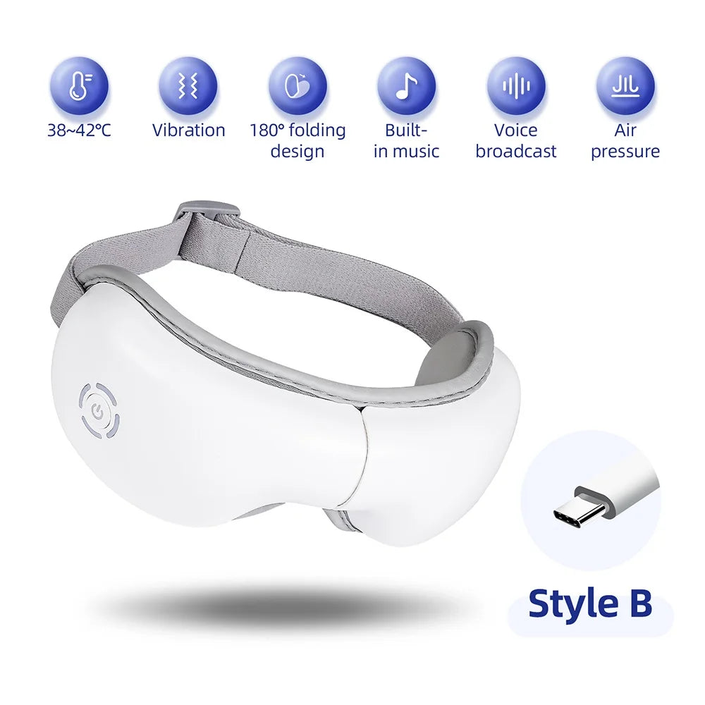 3D Heated Eye Massager with Airbag