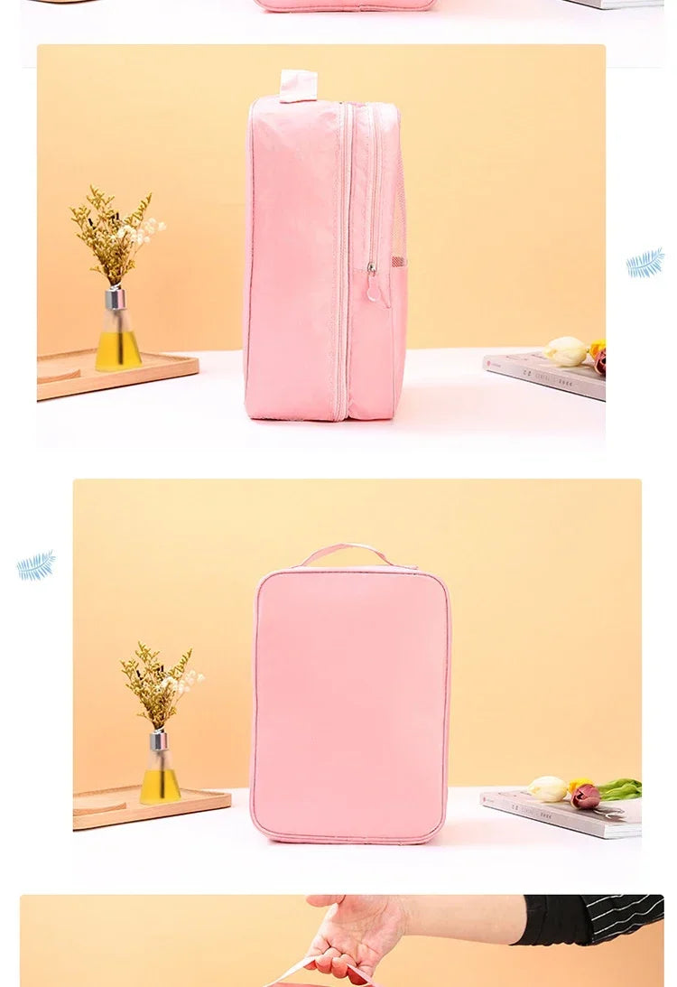 3-Layer Portable Travel Shoe Organizer Bag