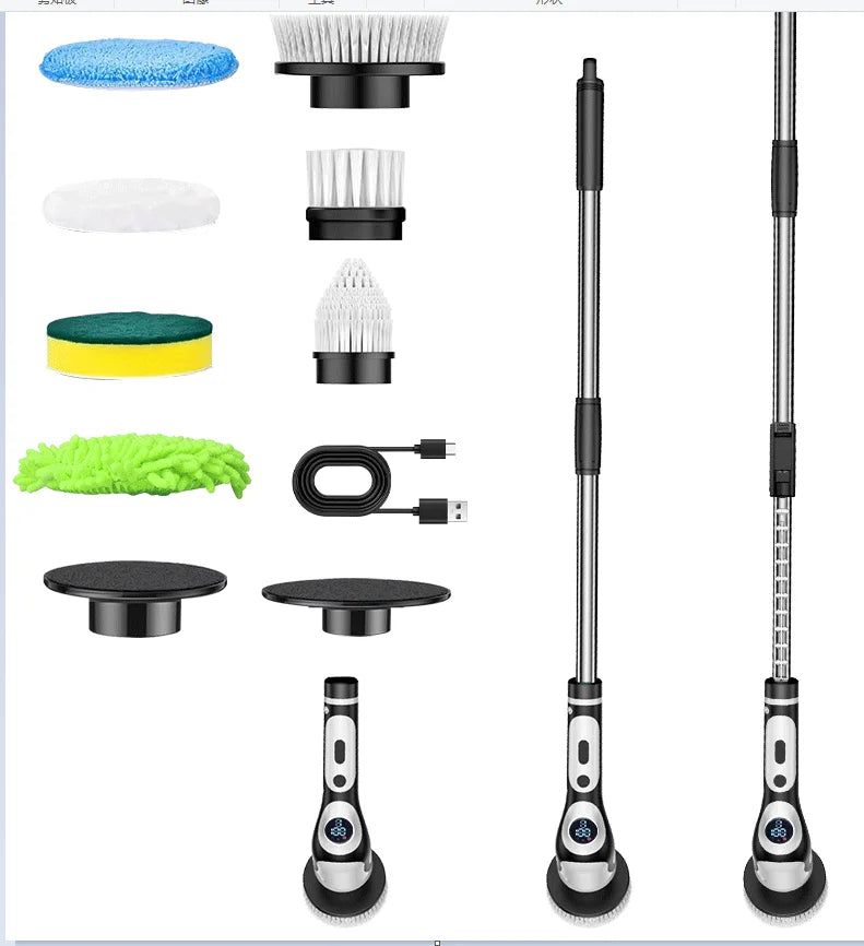 HOMEFISH Rechargeable Rotary Cleaning Brush