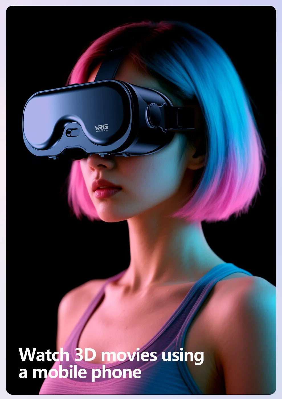 3D VR Headset for iPhone & Android