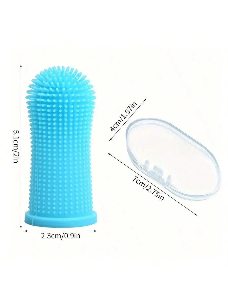 Pet Finger Toothbrush for Cats & Dogs