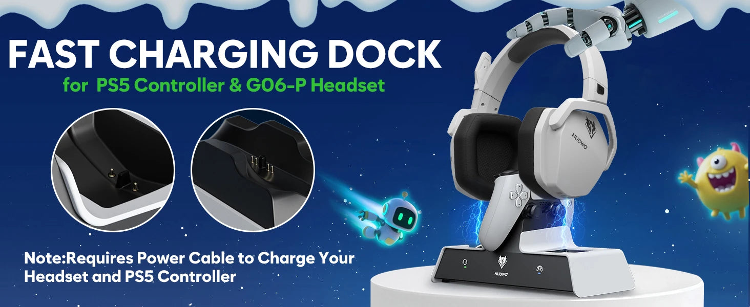 NUBWO G06 Wireless Gaming Headset