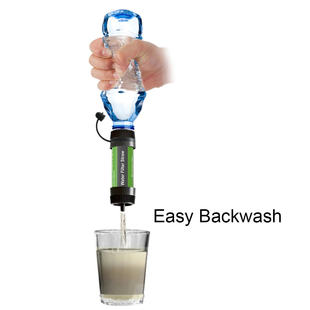 Portable Water Filter Straw – Outdoor Purifier