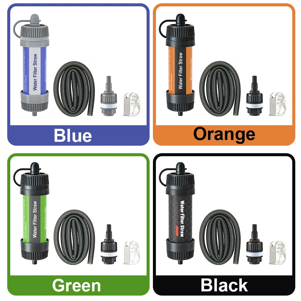 Portable Water Filter Straw – Outdoor Purifier